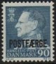 (image for) 1970 90ø Blue POSTFÆRGE Overprint