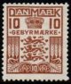 (image for) 1930 10ø Brown Gebyrmaerke
