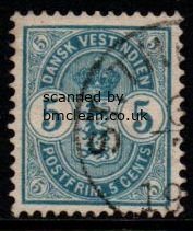 (image for) 1900 5c Blue (F/U)