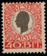 (image for) 1905 Christian 9th 40b Grey and Red