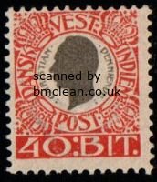 (image for) 1905 Christian 9th 40b Grey and Red