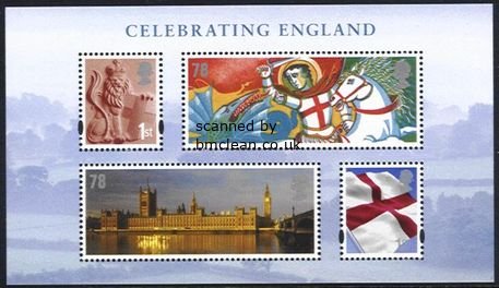 (image for) 2007 Celebrating England M/S