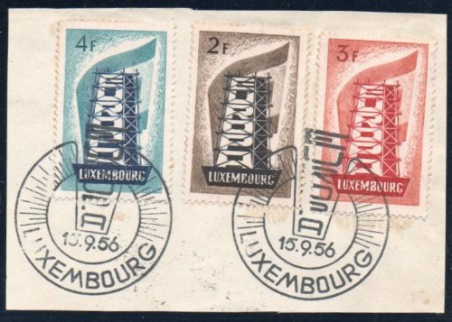 (image for) 1956 Luxembourg (On Piece)