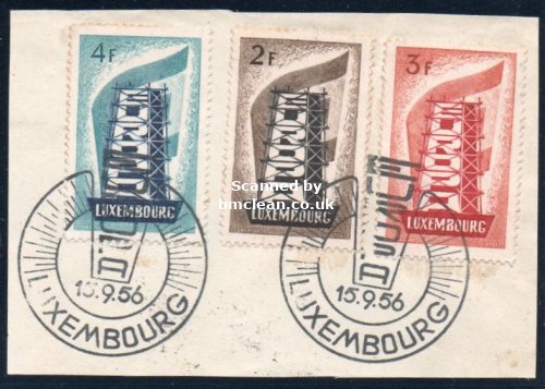 (image for) 1956 Luxembourg (On Piece)
