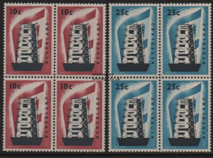(image for) 1956 Netherlands (Blocks of 4)