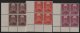 (image for) 1957 Luxembourg (Blocks of 4)