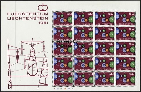 (image for) 1961 Liechtenstein (Sheet)