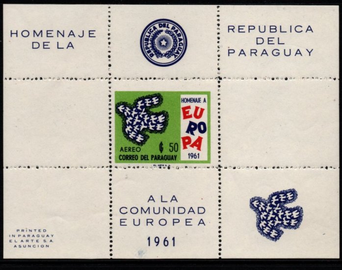 (image for) 1961 Paraguay (M/S ¢50)