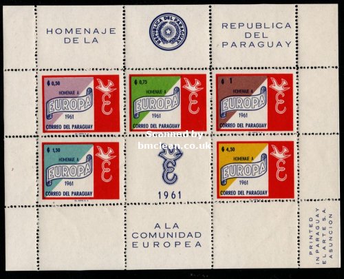 (image for) 1961 Paraguay (M/S)
