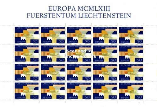 (image for) 1963 Liechtenstein (Sheet)