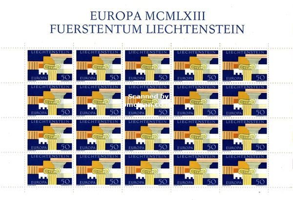 (image for) 1963 Liechtenstein (Sheet)