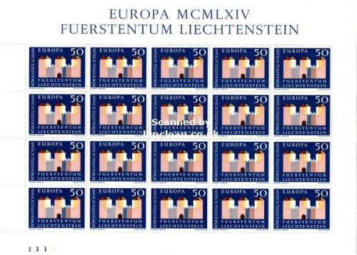 (image for) 1964 Liechtenstein (Sheet)