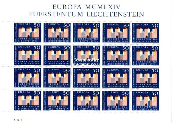 (image for) 1964 Liechtenstein (Sheet)