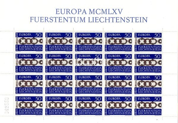 (image for) 1965 Liechtenstein (Sheet)