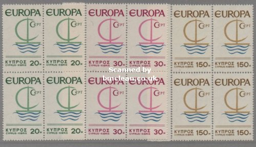 (image for) 1966 Cyprus (Blocks of 4)