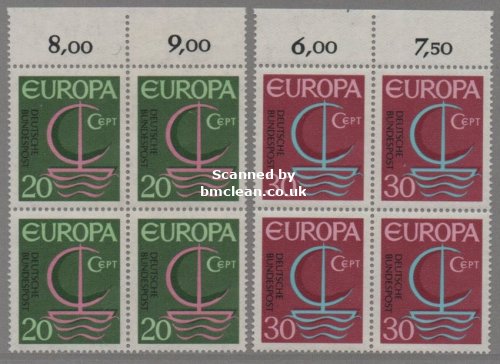 (image for) 1966 Germany (Blocks of 4)
