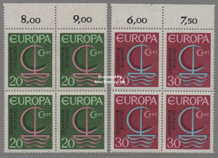 (image for) 1966 Germany (Blocks of 4)