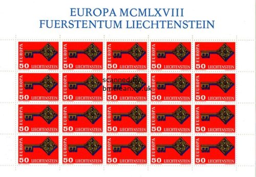 (image for) 1968 Liechtenstein (Sheet)