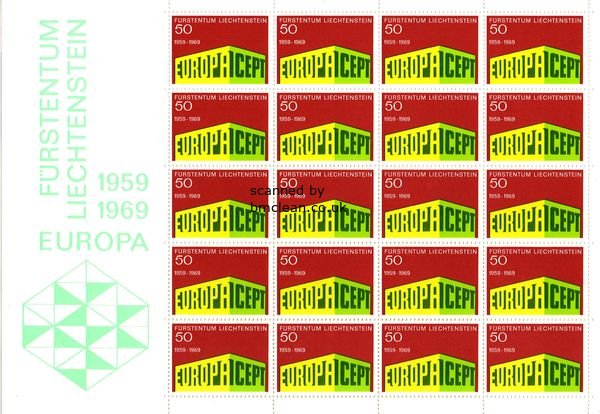 (image for) 1969 Liechtenstein (Sheet)