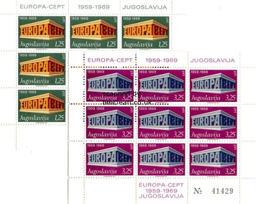 (image for) 1969 Yugoslavia (M/S x2)