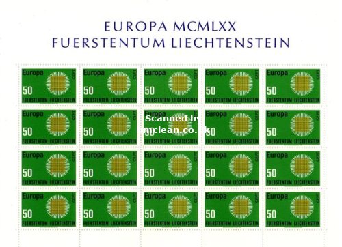 (image for) 1970 Liechtenstein (Sheet)