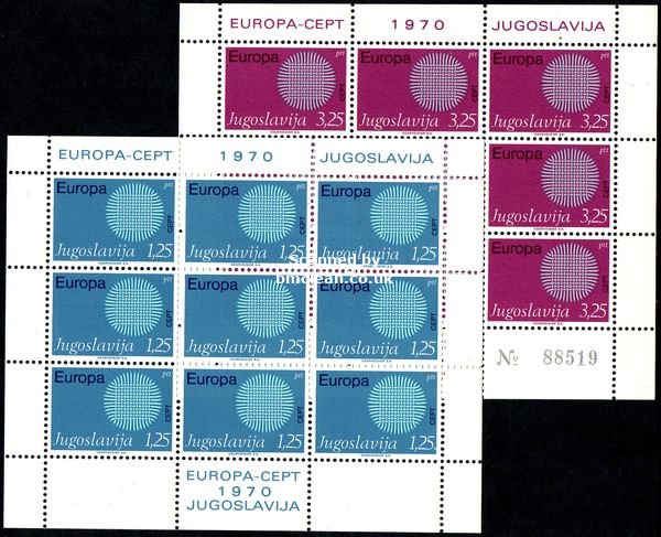 (image for) 1970 Yugoslavia (Sheetlets)