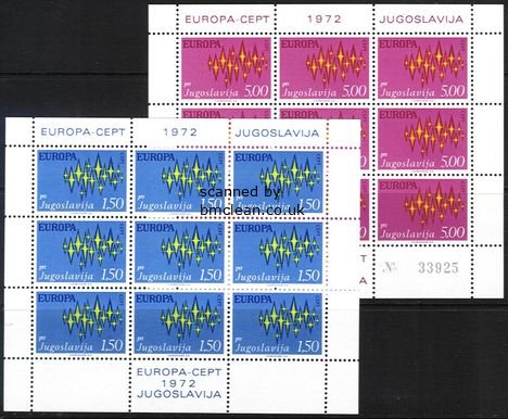 (image for) 1972 Yugoslavia (Sheets)