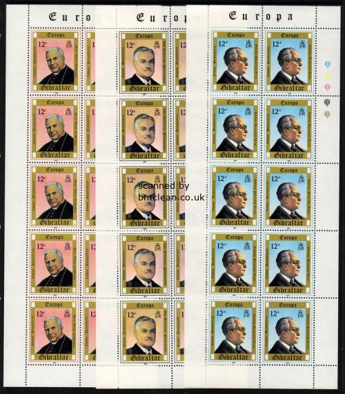 (image for) 1980 Gibraltar (Sheets)