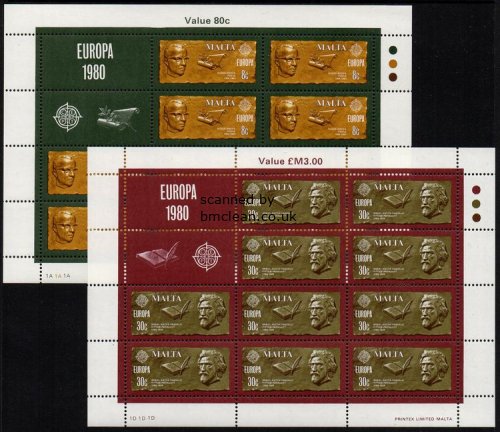 (image for) 1980 Malta (Sheets)