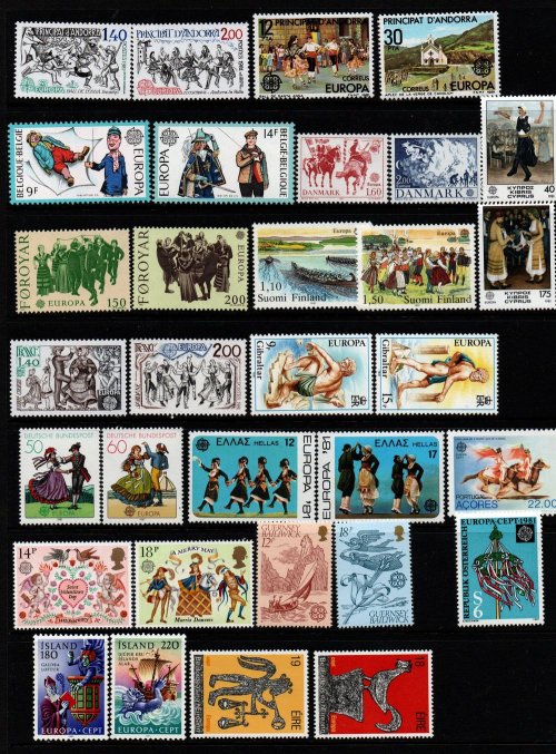 (image for) 1981 Europa Year Set