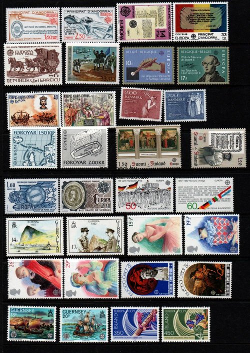 (image for) 1982 Europa Year Set