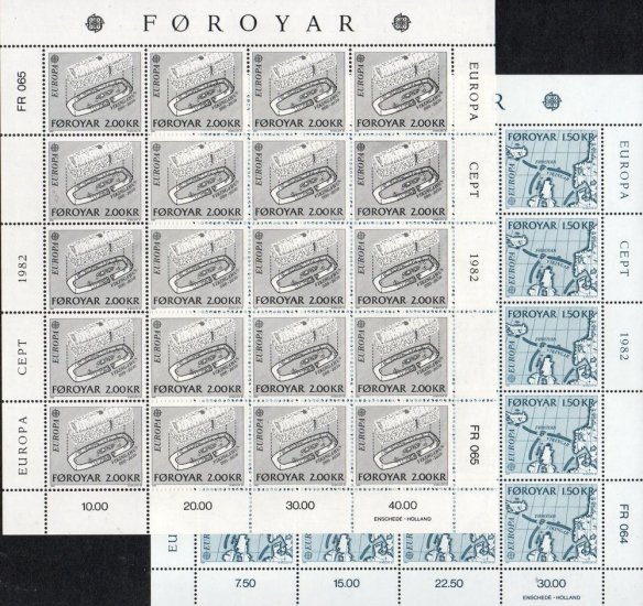(image for) 1982 Faroe Islands (Sheets)