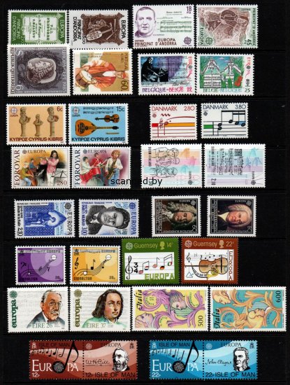 (image for) 1985 Europa Year Set