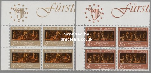 (image for) 1985 Liechtenstein (Corner Block)