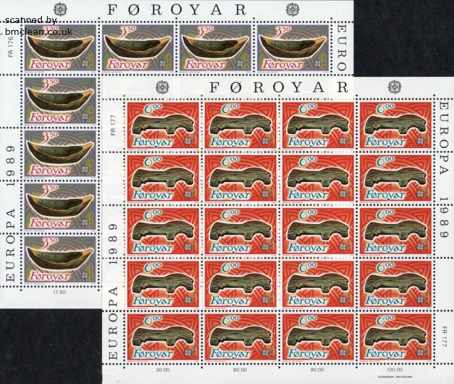 (image for) 1989 Faroes (Sheets)