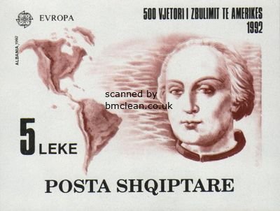 (image for) 1992 Albania (M/S)