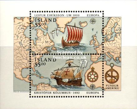 (image for) 1992 Iceland (M/S)