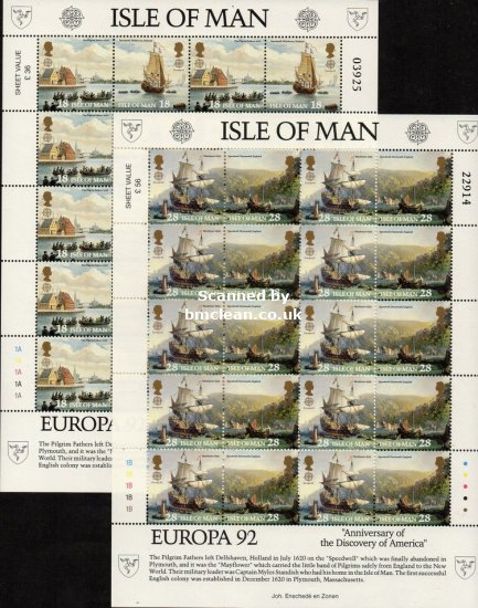 (image for) 1992 Isle of Man (Sheets)
