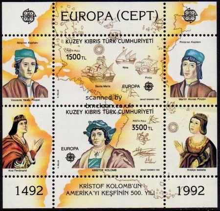 (image for) 1992 Turkish Cyprus M/S
