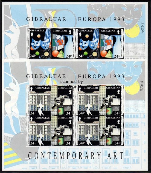 (image for) 1993 Gibraltar (Sheetlets)