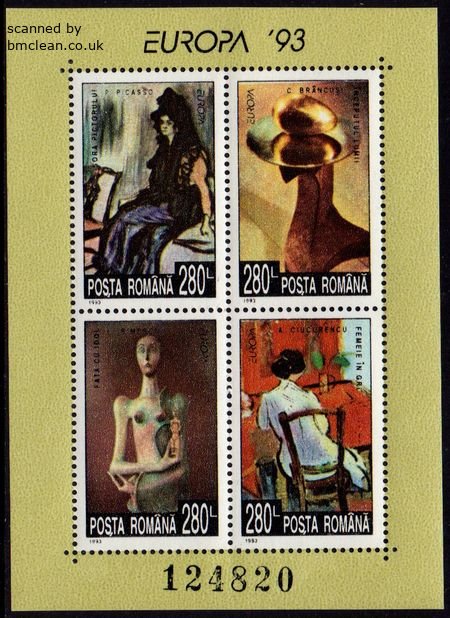 (image for) 1993 Romania (M/S)
