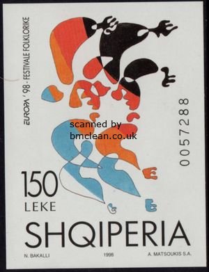 (image for) 1998 Albania M/S