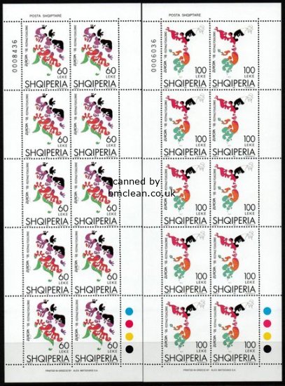 (image for) 1998 Albania (Sheets)