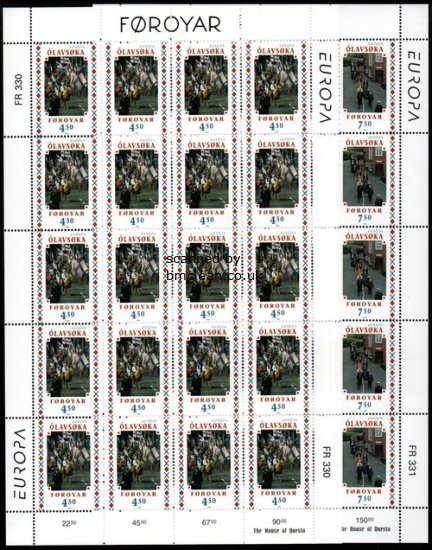 (image for) 1998 Faroe Islands (Sheets)
