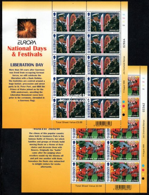 (image for) 1998 Guernsey (2 Sheets)