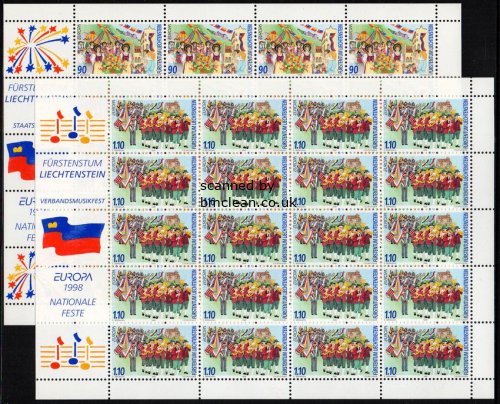(image for) 1998 Liechtenstein (Sheets)