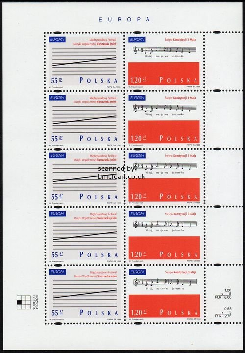 (image for) 1998 Poland (Sheet)