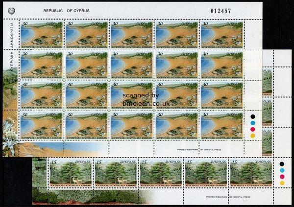 (image for) 1999 Cyprus (Sheets)