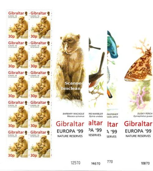 (image for) 1999 Gibraltar (Sheets)