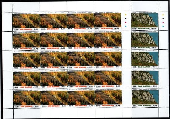(image for) 1999 San Marino (Sheets)